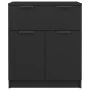 Schwarzes Sperrholz-Sideboard 60x30x70 cm von vidaXL, Sideboards - Ref: Foro24-811089, Preis: 90,05 €, Rabatt: %