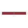 Red retractable side awning 160x1200 cm by vidaXL, Umbrellas - Ref: Foro24-318071, Price: 96,46 €, Discount: %
