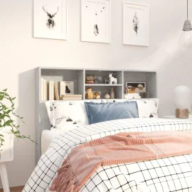 Concrete gray headboard furniture 120x19x103.5 cm by vidaXL, Headboards and footboards - Ref: Foro24-811857, Price: 55,54 €, ...