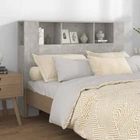 Concrete gray headboard furniture 140x18.5x104.5 cm by vidaXL, Headboards and footboards - Ref: Foro24-811929, Price: 54,32 €...