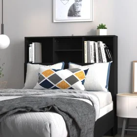 Black headboard furniture 100x19x103.5 cm by vidaXL, Headboards and footboards - Ref: Foro24-811845, Price: 51,04 €, Discount: %