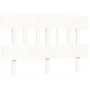 White solid wood bed frame with headboard 120x200 cm by vidaXL, Beds and slatted bases - Ref: Foro24-3193592, Price: 133,02 €...