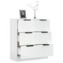 Hochglanzweißes Sperrholz-Sideboard 60x30x70 cm von vidaXL, Sideboards - Ref: Foro24-811076, Preis: 94,40 €, Rabatt: %
