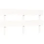 Elderly bed solid wood headboard white 160x200 cm by vidaXL, Beds and slatted bases - Ref: Foro24-3195362, Price: 177,30 €, D...