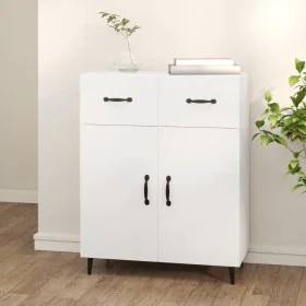 White engineered wood sideboard 69.5x34x90 cm by vidaXL, Sideboards - Ref: Foro24-812195, Price: 78,05 €, Discount: %