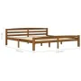 Estructura de cama madera maciza pino marrón miel 180x200 cm de vidaXL, Camas y somieres - Ref: Foro24-322080, Precio: 184,57...