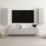Juego de muebles de salón 5 piezas gris hormigón de vidaXL, Muebles TV - Ref: Foro24-3079063, Precio: 174,63 €, Descuento: %