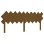 Honey brown solid wood bed frame and headboard 200x200 cm by vidaXL, Beds and slatted bases - Ref: Foro24-3193749, Price: 170...