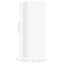8-Piece White Chipboard TV Cabinet Set by vidaXL, TV Furniture - Ref: Foro24-3078670, Price: 482,40 €, Discount: %