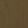 Honey brown solid wood bed frame and headboard 200x200 cm by vidaXL, Beds and slatted bases - Ref: Foro24-3195309, Price: 173...