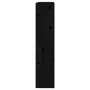 Shelf / room divider in black pine wood 80x30x135.5 cm by vidaXL, Bookcases and shelves - Ref: Foro24-808197, Price: 66,99 €,...