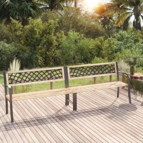 Double garden bench made of Chinese fir wood 238 cm by vidaXL, garden benches - Ref: Foro24-317134, Price: 166,52 €, Discount: %