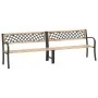 Double garden bench made of Chinese fir wood 238 cm by vidaXL, garden benches - Ref: Foro24-317134, Price: 166,52 €, Discount: %