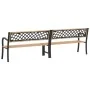 Doppelte Gartenbank aus chinesischem Tannenholz 238 cm von vidaXL, Gartenbänke - Ref: Foro24-317134, Preis: 166,36 €, Rabatt: %