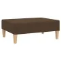 Fußhocker aus braunem Stoff, 78 x 56 x 32 cm von vidaXL, Osmanen - Ref: Foro24-337678, Preis: 56,47 €, Rabatt: %