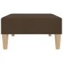 Fußhocker aus braunem Stoff, 78 x 56 x 32 cm von vidaXL, Osmanen - Ref: Foro24-337678, Preis: 56,47 €, Rabatt: %