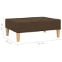 Fußhocker aus braunem Stoff, 78 x 56 x 32 cm von vidaXL, Osmanen - Ref: Foro24-337678, Preis: 56,47 €, Rabatt: %