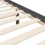Gray solid wood bed frame with headboard 200x200 cm by vidaXL, Beds and slatted bases - Ref: Foro24-3194268, Price: 177,83 €,...