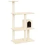 Cat scratching post with cream sisal posts 119 cm by vidaXL, Cat furniture - Ref: Foro24-171518, Price: 46,25 €, Discount: %