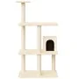 Cat scratching post with cream sisal posts 119 cm by vidaXL, Cat furniture - Ref: Foro24-171518, Price: 46,25 €, Discount: %