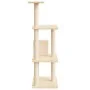 Cat scratching post with cream sisal posts 119 cm by vidaXL, Cat furniture - Ref: Foro24-171518, Price: 46,25 €, Discount: %