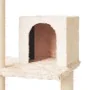 Cat scratching post with cream sisal posts 119 cm by vidaXL, Cat furniture - Ref: Foro24-171518, Price: 46,25 €, Discount: %