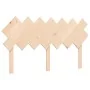Bed frame with solid wood headboard 140x190 cm by vidaXL, Beds and slatted bases - Ref: Foro24-3193446, Price: 125,78 €, Disc...