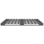 Gray solid pine wood pallet bed King Size 150x200 cm by vidaXL, Beds and slatted bases - Ref: Foro24-821399, Price: 182,24 €,...