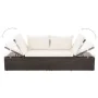 Gartenbett 195x60 cm braunes synthetisches Rattan von vidaXL, Betten im Freien - Ref: Foro24-43954, Preis: 230,44 €, Rabatt: %