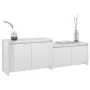 Hochglanzweißer TV-Schrank aus Sperrholz, 146,5 x 35 x 50 cm von vidaXL, TV-Möbel - Ref: Foro24-809815, Preis: 57,57 €, Rabat...
