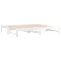 Removable sofa bed solid white pine wood 2x(90x200) cm by vidaXL, Beds and slatted bases - Ref: Foro24-820428, Price: 123,30 ...
