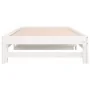 Abnehmbares Schlafsofa aus massivem weißem Kiefernholz, 2 x (90 x 200) cm von vidaXL, Betten und Lattenroste - Ref: Foro24-82...