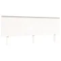 Estructura de cama con cabecero madera maciza blanco 200x200 cm de vidaXL, Camas y somieres - Ref: Foro24-3193422, Precio: 16...