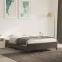 Estructura de cama de terciopelo gris oscuro 140x200 cm de vidaXL, Camas y somieres - Ref: Foro24-347325, Precio: 108,13 €, D...