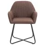 Drehbare Esszimmerstühle, 2 Einheiten, brauner Stoff von vidaXL, Essstühle - Ref: Foro24-249810, Preis: 184,07 €, Rabatt: %