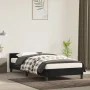Bettgestell mit schwarzem Samtkopfteil 100x200 cm von vidaXL, Betten und Lattenroste - Ref: Foro24-347557, Preis: 88,38 €, Ra...