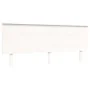 White solid wood bed frame with headboard 200x200 cm by vidaXL, Beds and slatted bases - Ref: Foro24-3195242, Price: 169,84 €...