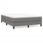Dark gray fabric bed frame 140x190 cm by vidaXL, Beds and slatted bases - Ref: Foro24-3120509, Price: 99,64 €, Discount: %