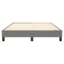 Estructura de cama de tela gris oscuro 140x190 cm de vidaXL, Camas y somieres - Ref: Foro24-3120509, Precio: 106,66 €, Descue...
