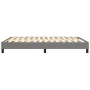 Estructura de cama de tela gris oscuro 140x190 cm de vidaXL, Camas y somieres - Ref: Foro24-3120509, Precio: 106,66 €, Descue...