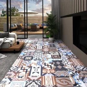 Single-color printed self-adhesive PVC floor plank 5.11 m² by vidaXL, Floors and carpets - Ref: Foro24-146612, Price: 75,50 €...