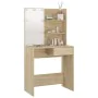 Tocador con LED color roble Sonoma 74,5x40x141 cm de vidaXL, Tocadores de baño - Ref: Foro24-808804, Precio: 84,94 €, Descuen...