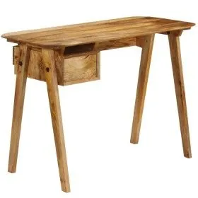 Massivholz Mango Schreibtisch 110x50x76 cm von vidaXL, Schreibtische - Ref: Foro24-246229, Preis: 239,28 €, Rabatt: %