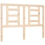 Estructura de cama con cabecero madera maciza 120x200 cm de vidaXL, Camas y somieres - Ref: Foro24-3194696, Precio: 114,20 €,...