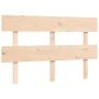 Estructura de cama con cabecero madera maciza 120x200 cm de vidaXL, Camas y somieres - Ref: Foro24-3195086, Precio: 106,19 €,...