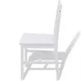 3-teiliges Esszimmerset aus weißem Kiefernholz von vidaXL, Möbelsets für Küchen und Esszimmer - Ref: Foro24-242955, Preis: 21...