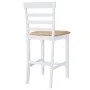Bar table and 4 white wood bar stools by vidaXL, Furniture sets for kitchens and dining rooms - Ref: Foro24-271832, Price: 42...