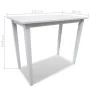 Bar table and 4 white wood bar stools by vidaXL, Furniture sets for kitchens and dining rooms - Ref: Foro24-271832, Price: 42...