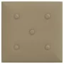Wandpaneele 12 Stück Cappuccino-Kunstleder 30x30 cm 1,08 m² von vidaXL, Wandverkleidung - Ref: Foro24-343978, Preis: 32,15 €,...