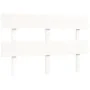 White solid wood bed frame with headboard 120x200 cm by vidaXL, Beds and slatted bases - Ref: Foro24-3195087, Price: 117,26 €...
